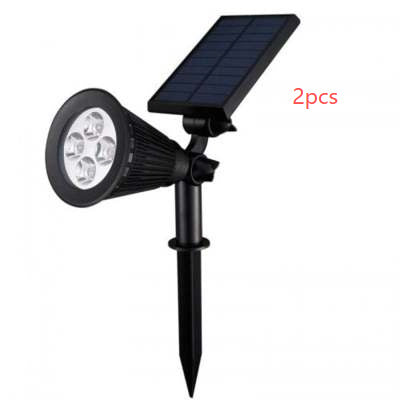 Solar Lawn Light LED Outdoor Waterproof Wall Light RGB Garden Light